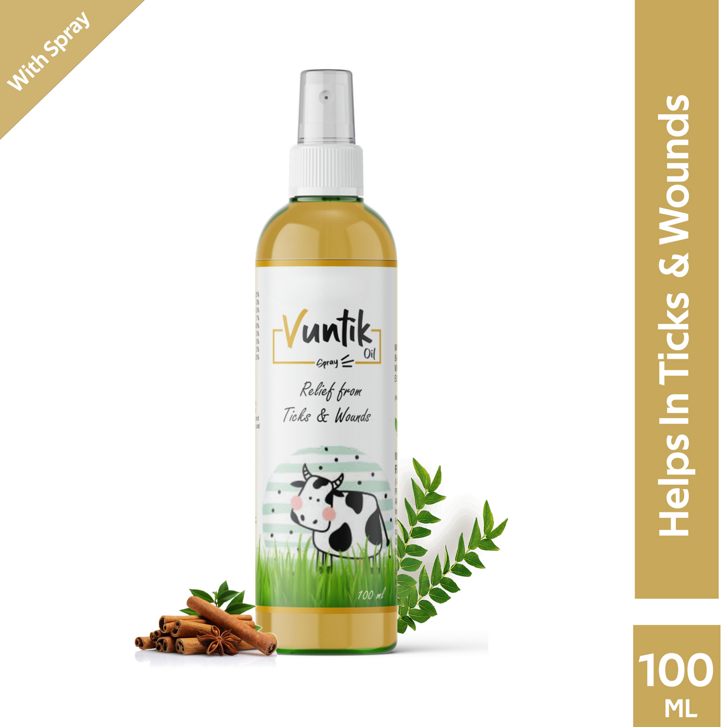 Vuntik Spray – For Wounds & amp; Ticks ( 100ML )