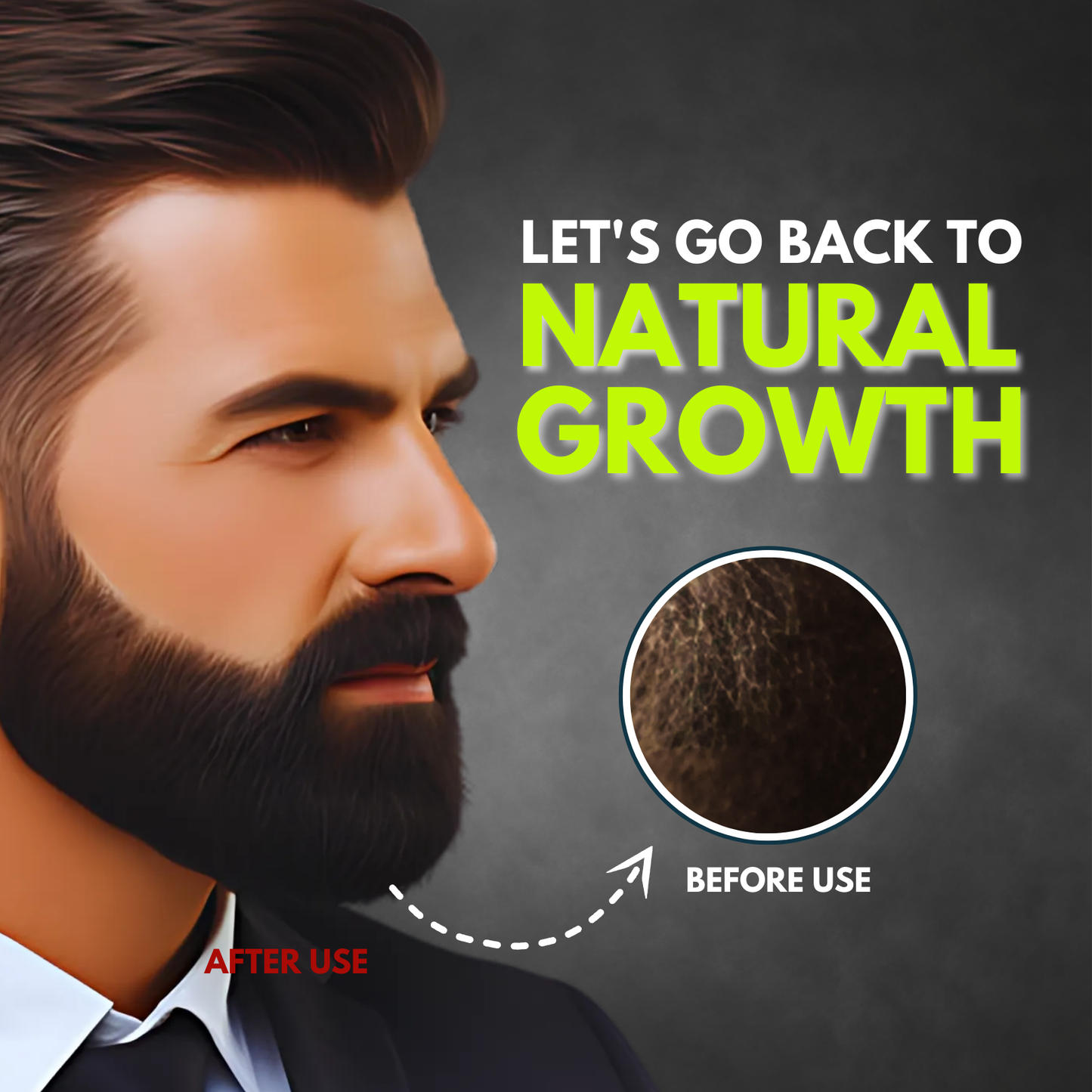 Beard Oil - Natural Herbal Formula for Thicker, Healthier Beard Growth