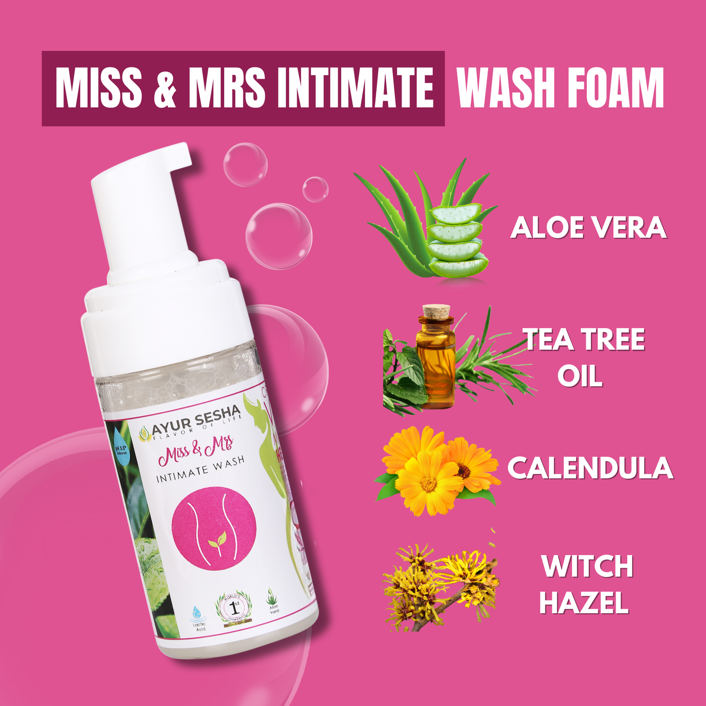 Miss & Mrs Foaming Women Intimate Wash