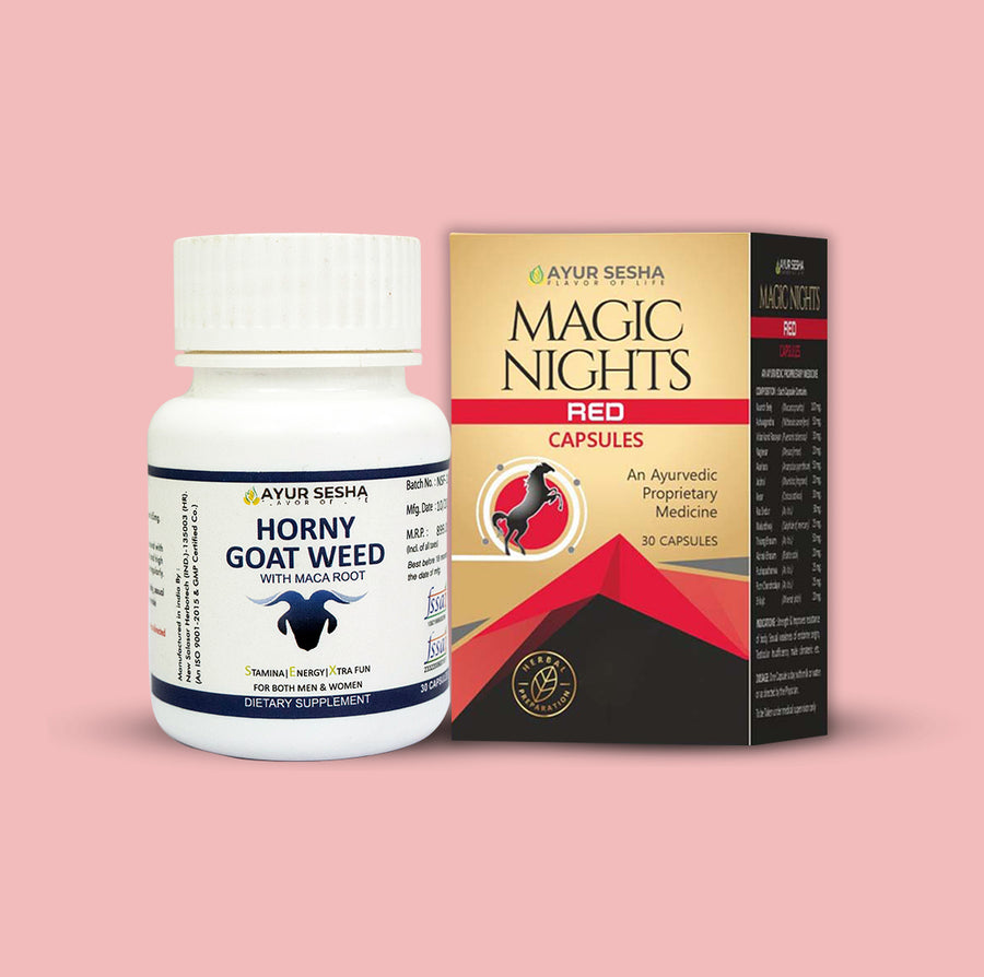 Horny Goat Weed and Magic Nights Red [Combo Pack]