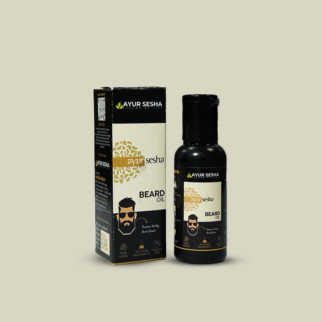 Beard Oil – A Natural Formula To Promote Healthy Beard Growth. – Ayursesha