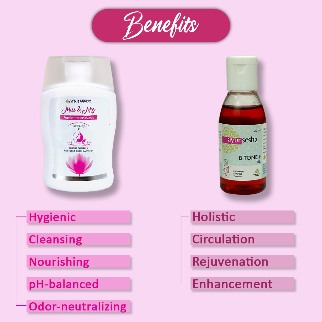Benefits of Miss & Mrs Femintimate Wash and B Tone Oil