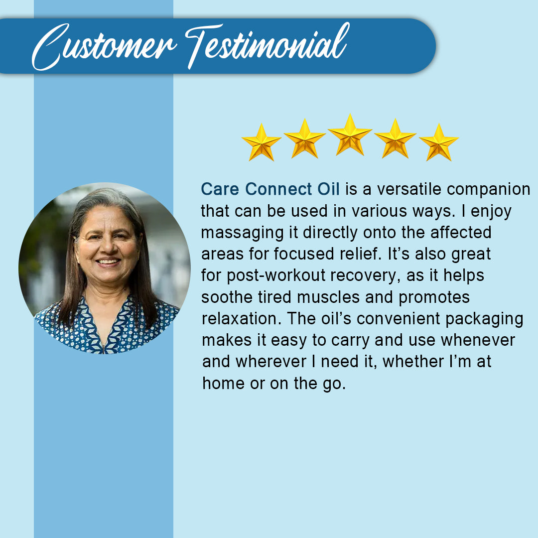 Costumer Testimonials for Care Connect Oil