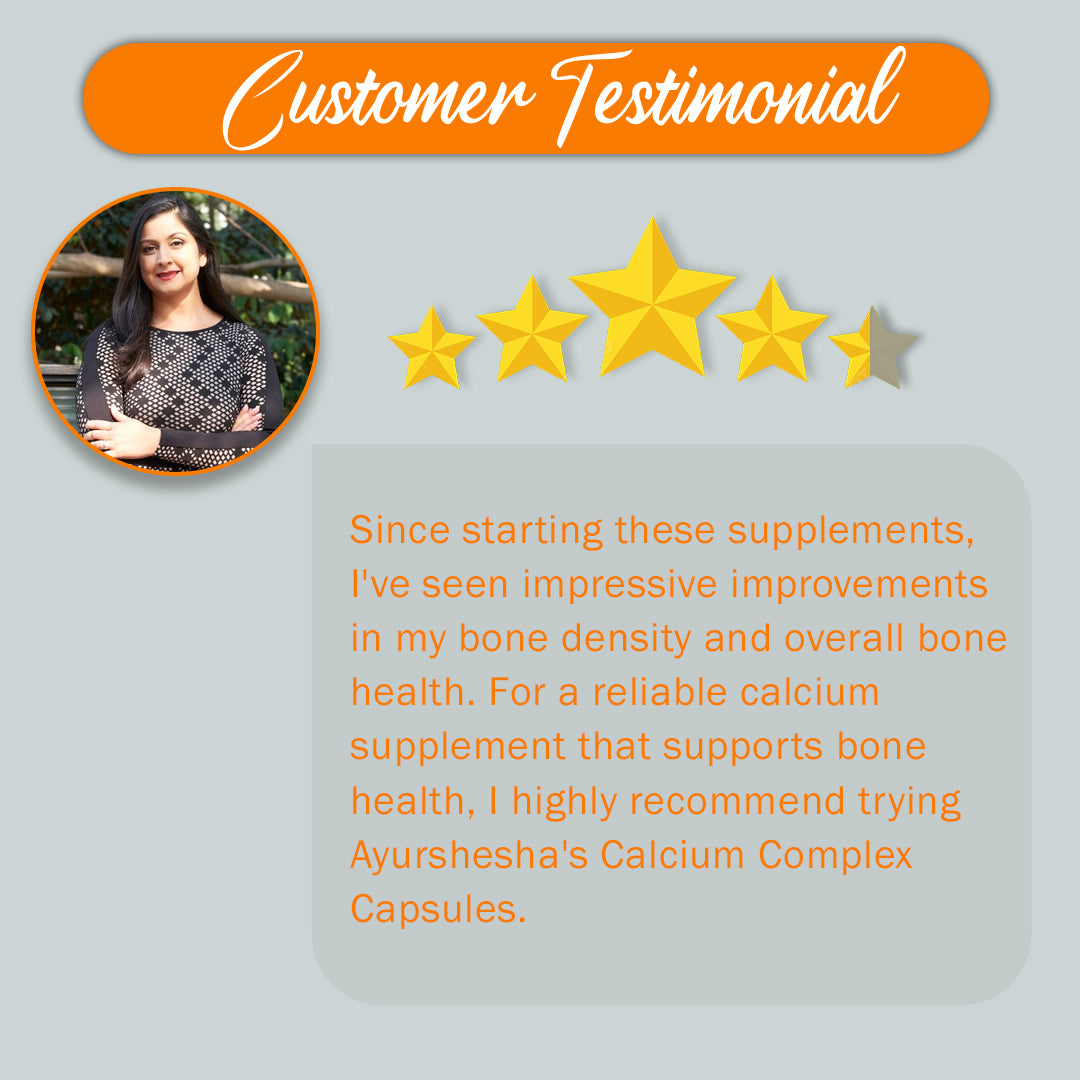 Customer Testimonial for Calcium Complex Capsules