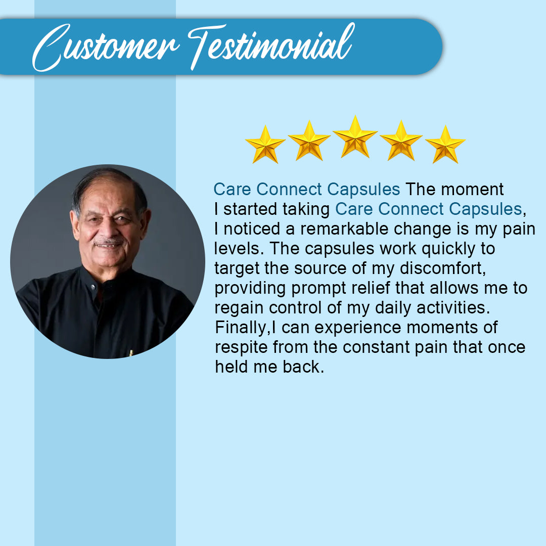 Customer Testimonials of Care Connect capsules