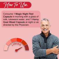 How To Use Magic Night Red & Horny Got Weed Capsule