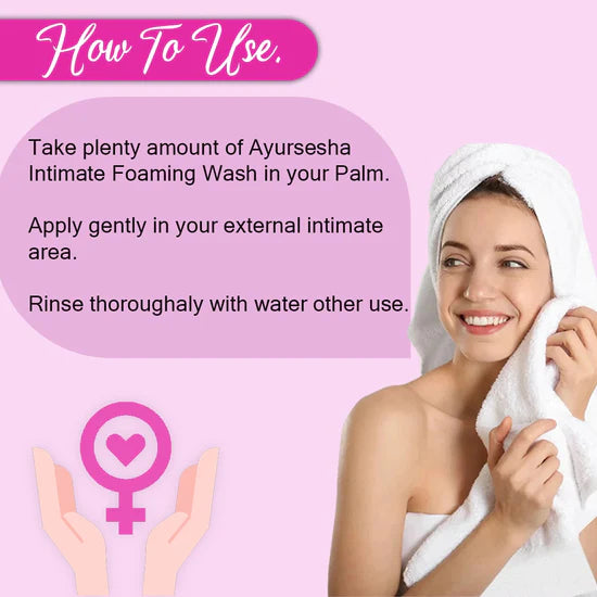 How to Use Miss & Mrs Foaming Women Intimate Wash