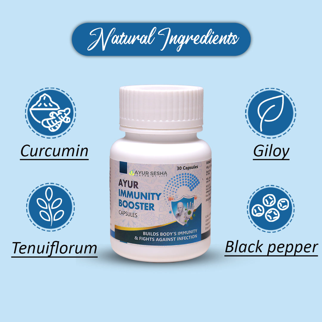 Ingredients of Ayur Immunity Booster Capsules 