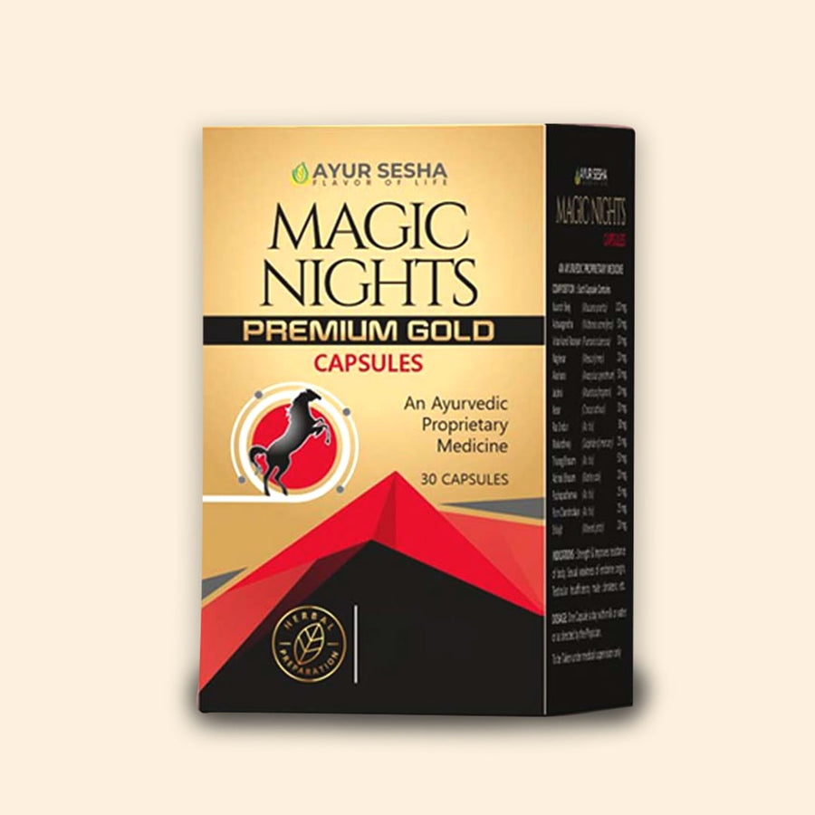 Magic Nights Premium Gold: Energy and Male Enhancement Capsules