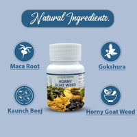 Natural Ingredients of Horny Goat Weed Capsule for Natural Libido Boost